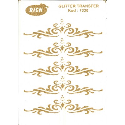 Glitter Transfer Kod 7330